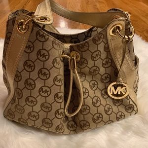 3. Michael Kors gold handbag sale!!